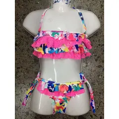 SHANDIAN - Childrens swimwear colored girls aged 6-12