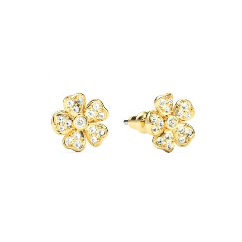 BLOOM CRYSTAL - Aros pequeños Flor de Cerezo con cristales de Swarovski