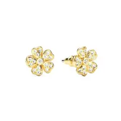 BLOOM CRYSTAL - Aros pequeños Flor de Cerezo con cristales de Swarovski