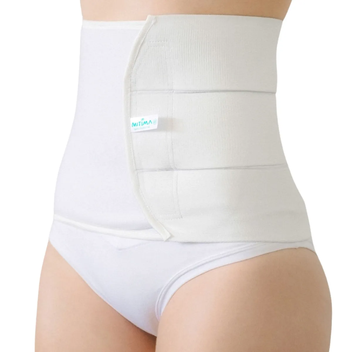 MITIMA - Faja Post Parto 3 Bandas Blanca XXL