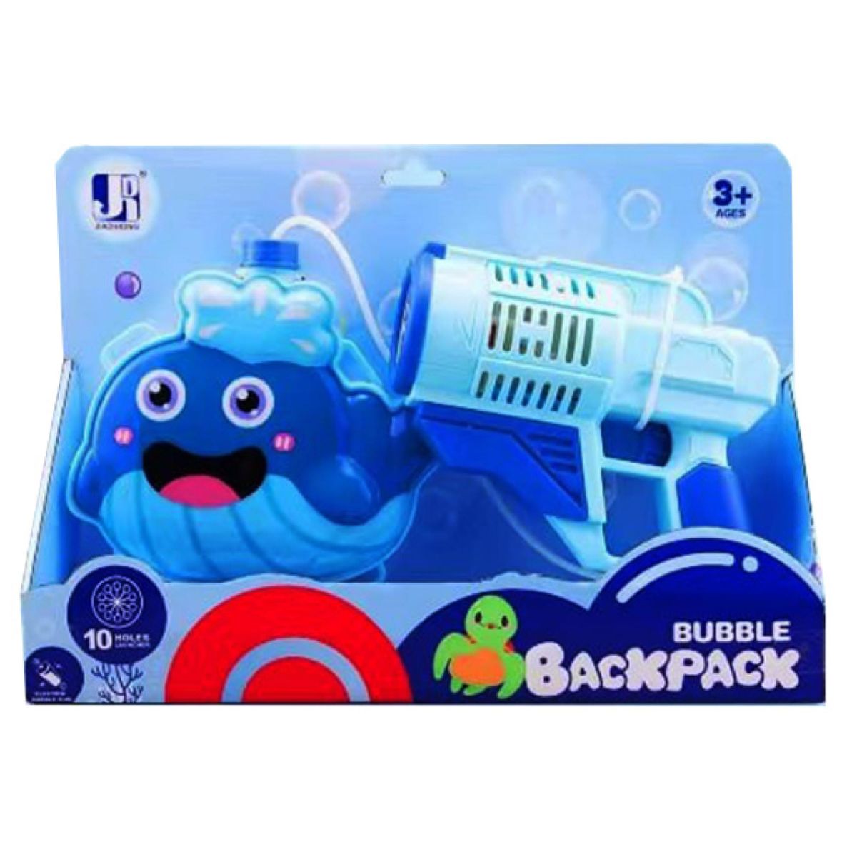 GENERICO - Juguete Lanza Agua Con Mochila Ballena Azul Infantil