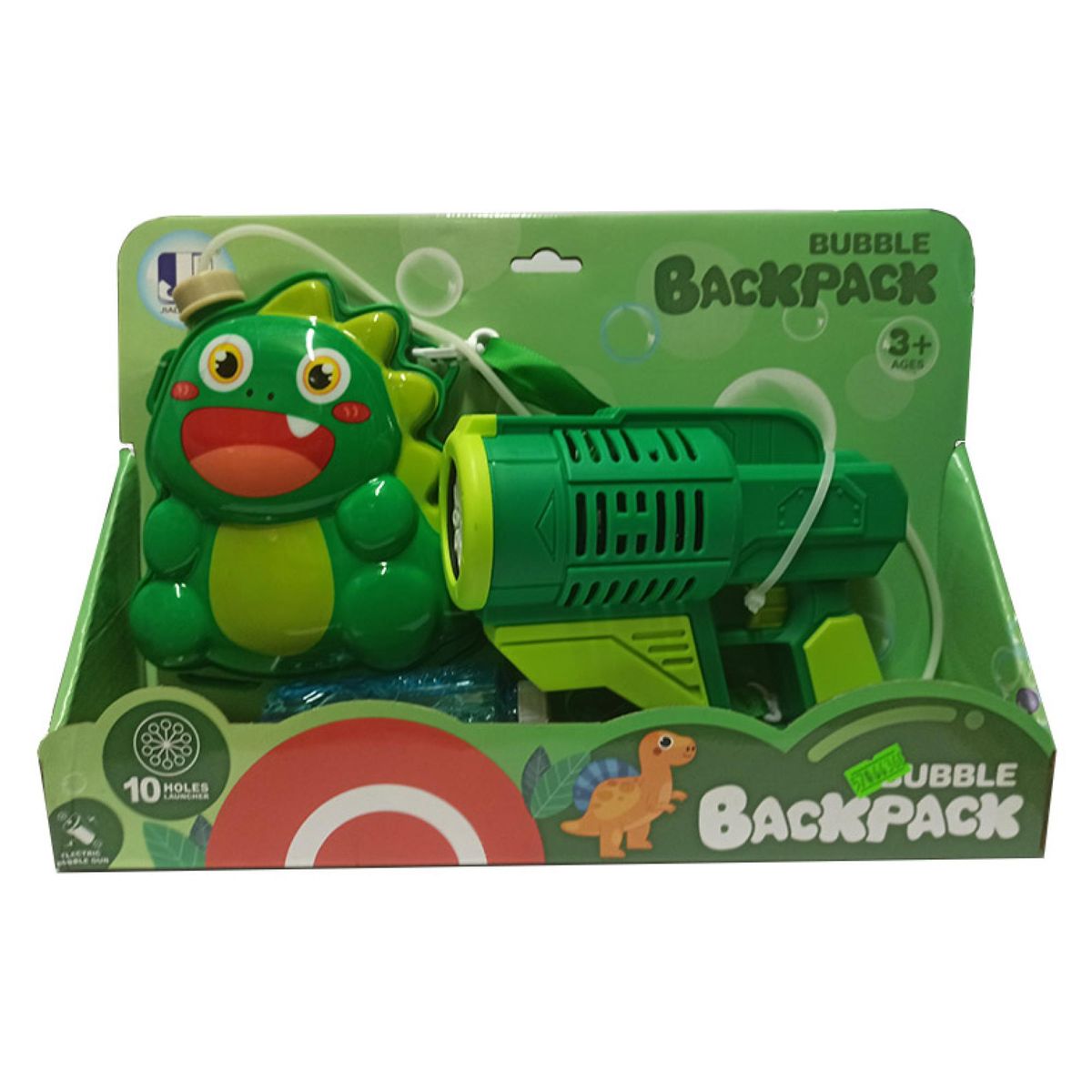 GENERICO - Juguete Lanza Agua Con Mochila Dinosaurio Verde Infantil