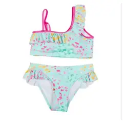 JUMP KIDS - Traje de Baño 2 piezas Bikini Niña Rosa.