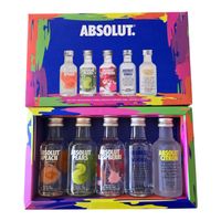 Colección Miniaturas Absolut 50 ml Vidrio ideal para regalar