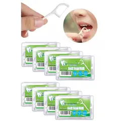 KUANGYE - 400 Unidades Hilo Dental Flosser Interdental Dientes.