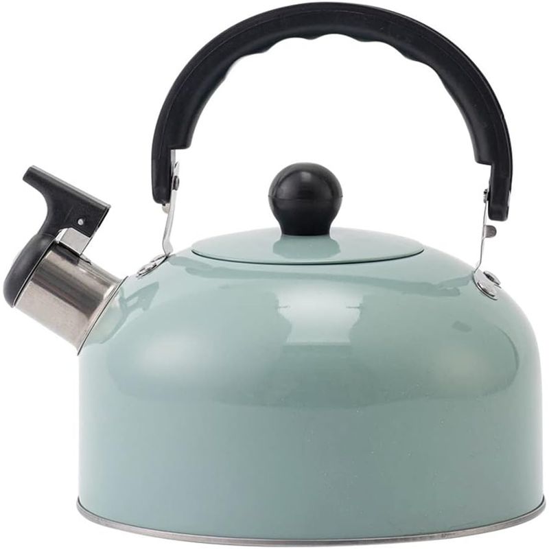 BLUEDREAMER - tetera de acero inoxidable tetera con silbato