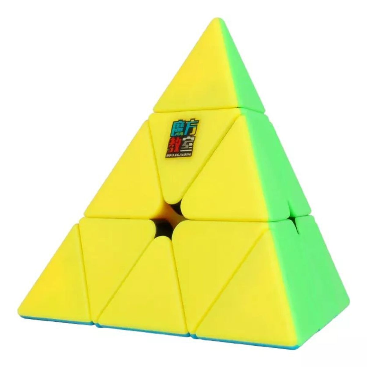 KUANGYE - Cubo Velocidad Suave Color Estructura Stickerless Pyraminx