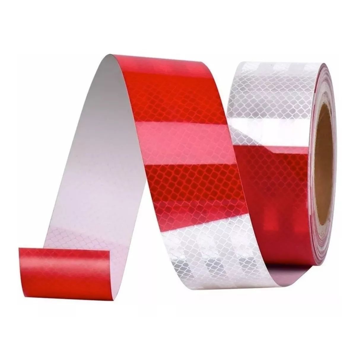 Cinta Reflectante Bicolor Blancorojo 5cm X 45m Advertencia, marca KUANGYE - Foto Principal