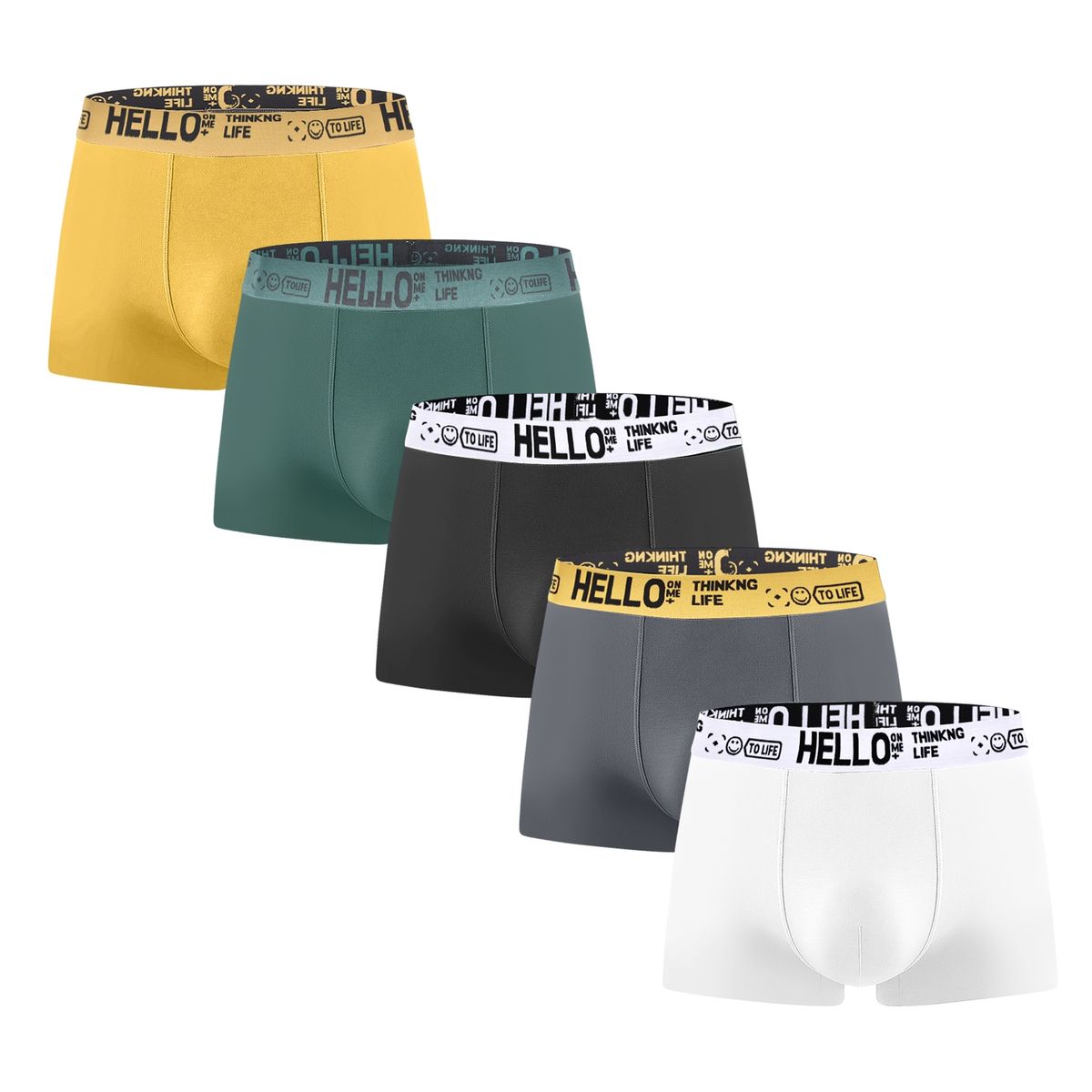 KOKILA - Bóxer Medio Algodón Pack5 Ropa Interior Y Lenceria