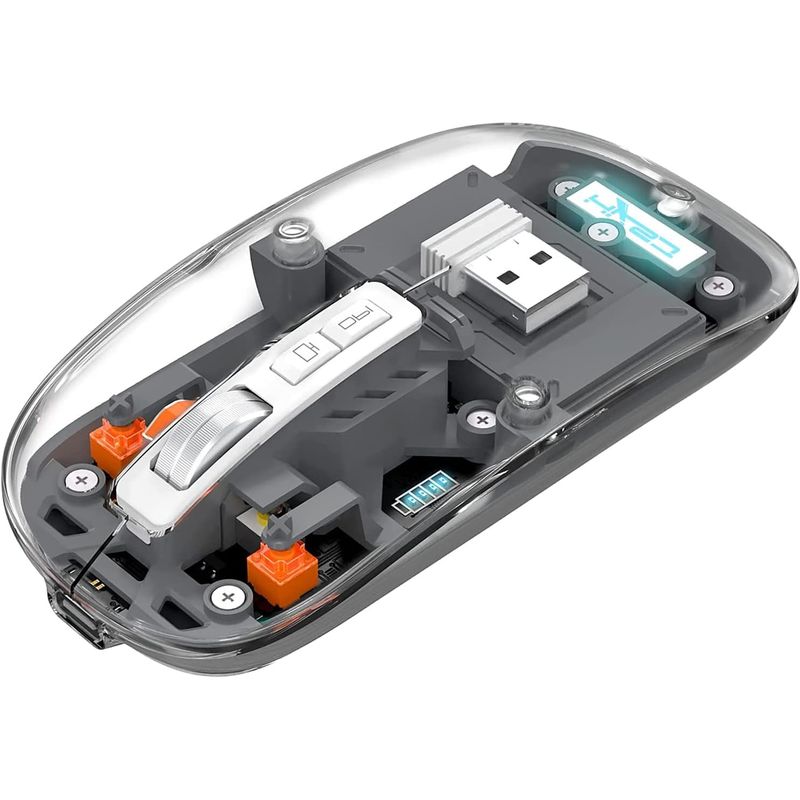 BLUEDREAMER - Mouse Gamer Inalámbrico Luz Led Levo