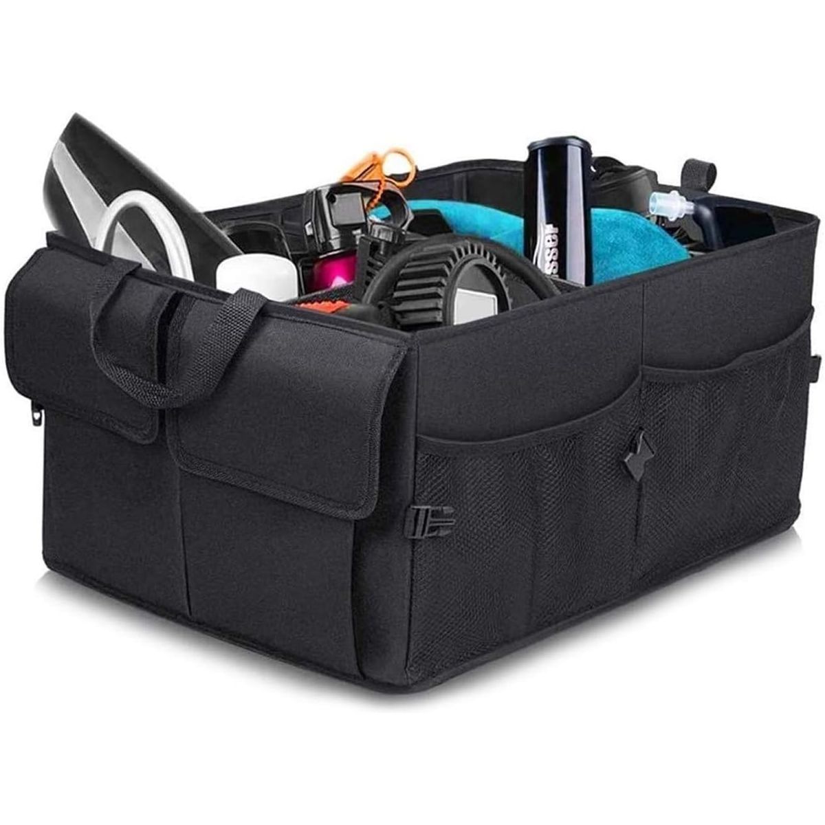 PAGANOOM - Plegable Cesta Organizadora para Maletero de Coche