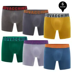 GIOVACCHINO - Pack de 6 Boxer Medio Algodon Hombre.