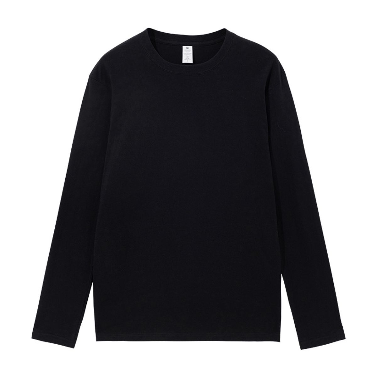 KOKILA - Moda Hombre Polera Manga Larga Algodon Cuello Redondo