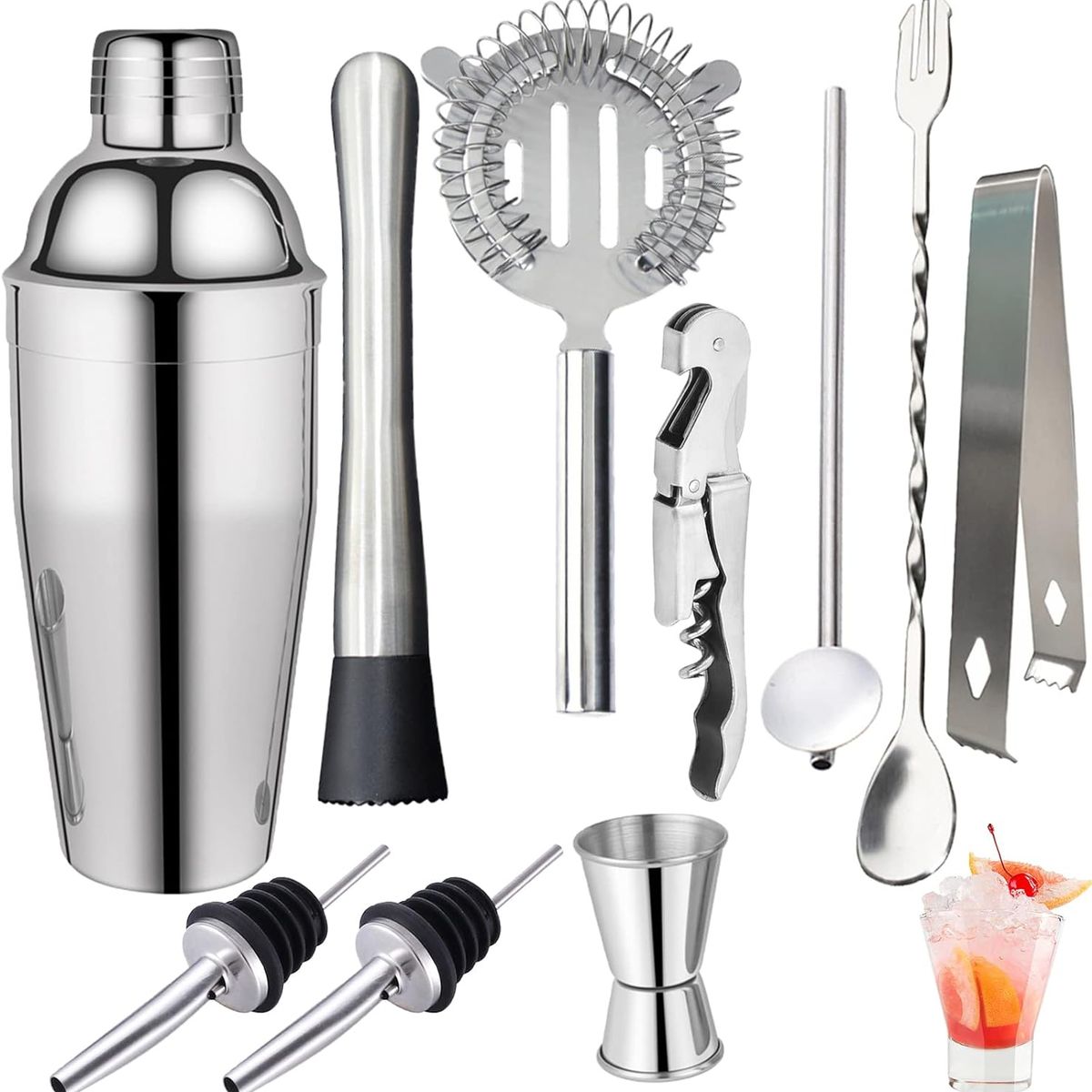 PAGANOOM - Cocktail Bar Set Kit 10 Pcs