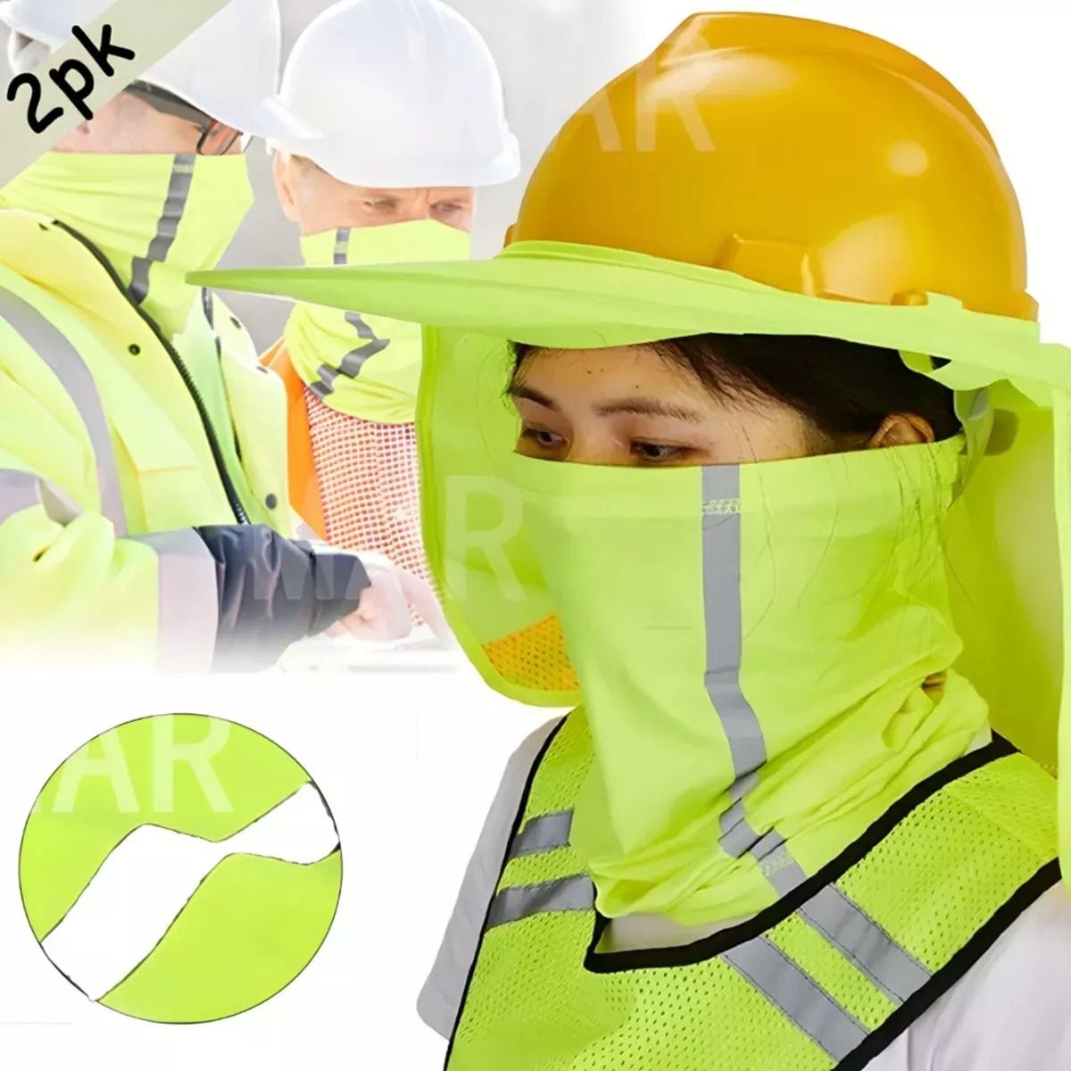 EDWINAYY - Parasol Para Casco Protector Solar Reflejante Bandana