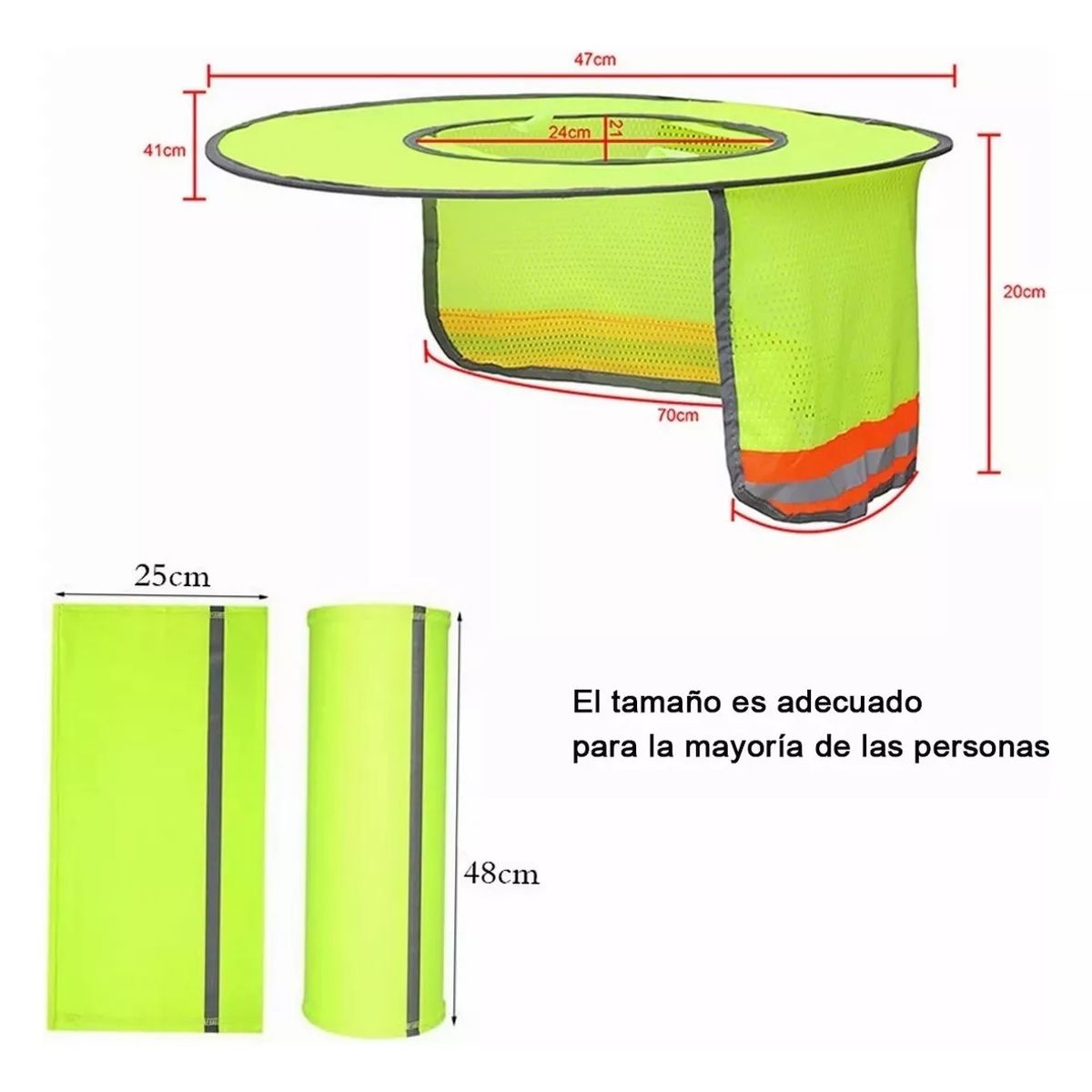 EDWINAYY - Parasol Para Casco Protector Solar Reflejante Bandana