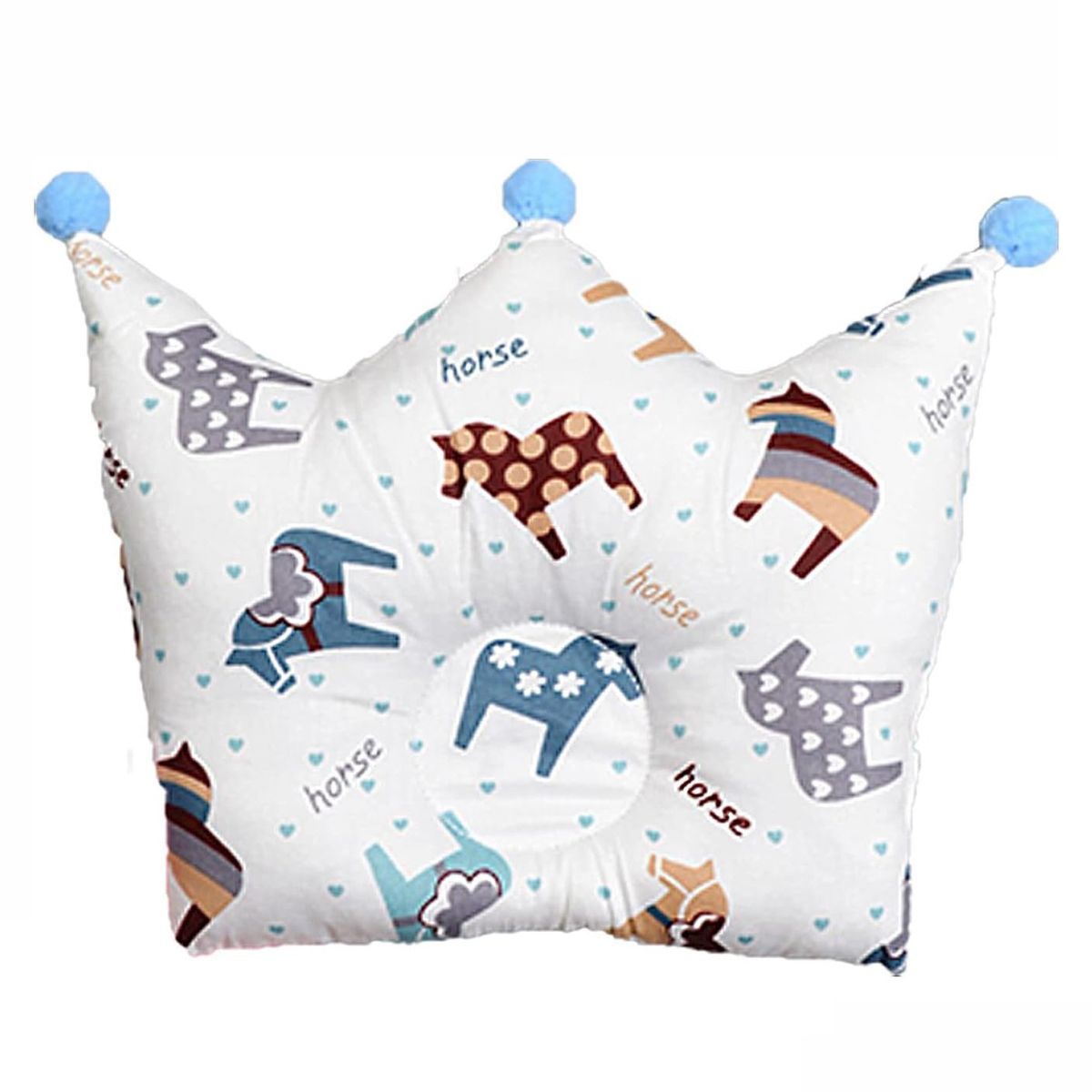 PAGANOOM - Almohada Bebé - Prevención Plagiocefalia - Poni