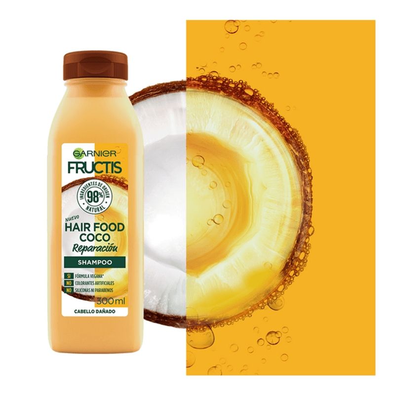 GARNIER - Shampoo Fructis Hair Coco 300ml.