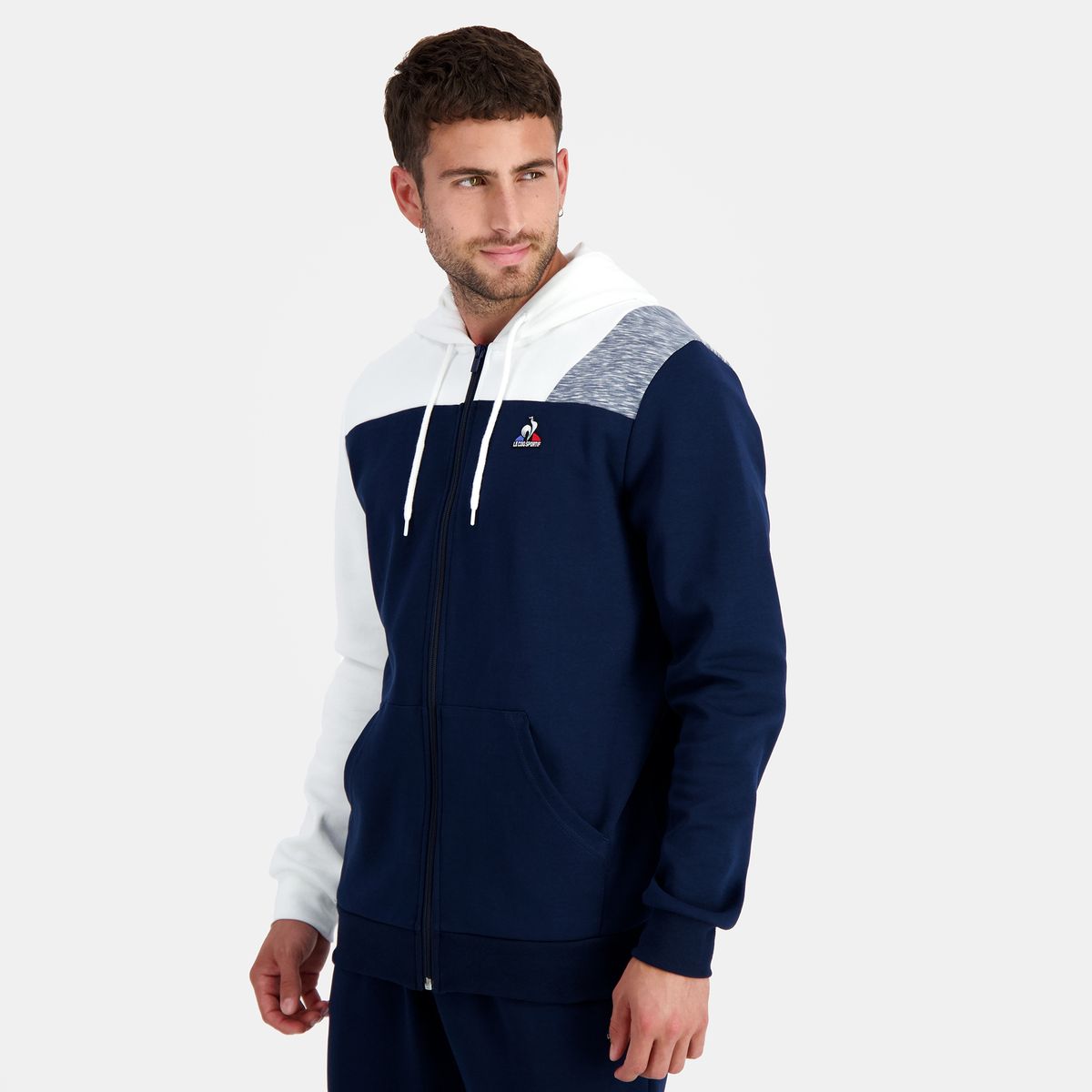 LE COQ SPORTIF - Polerón con Cierre Saison - Le Coq Sportif