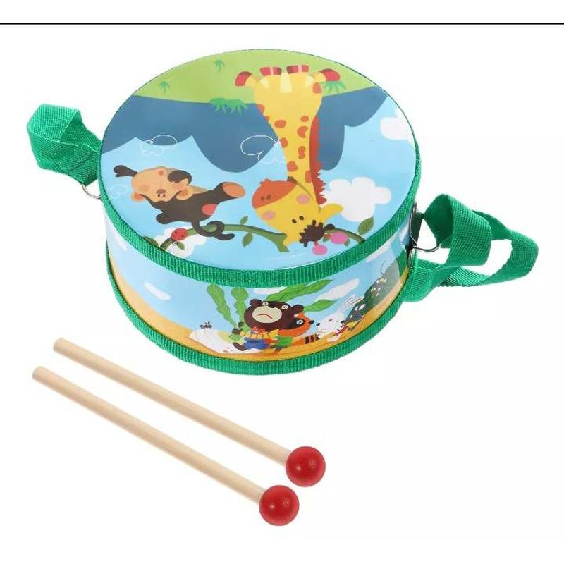 GENERICO - Tambor madera musical para niños