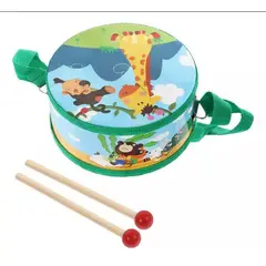 GENERICO - Tambor madera musical para niños