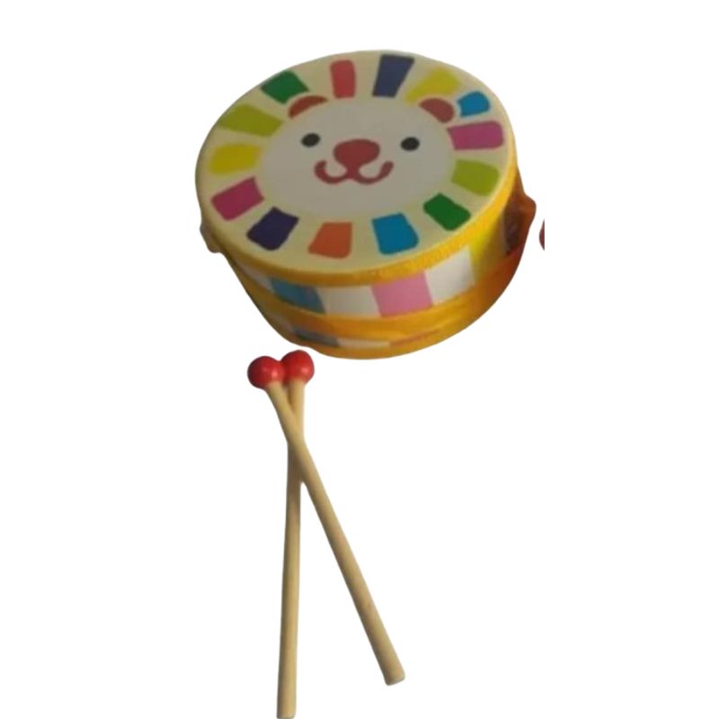 GENERICO - Tambor madera musical para niños