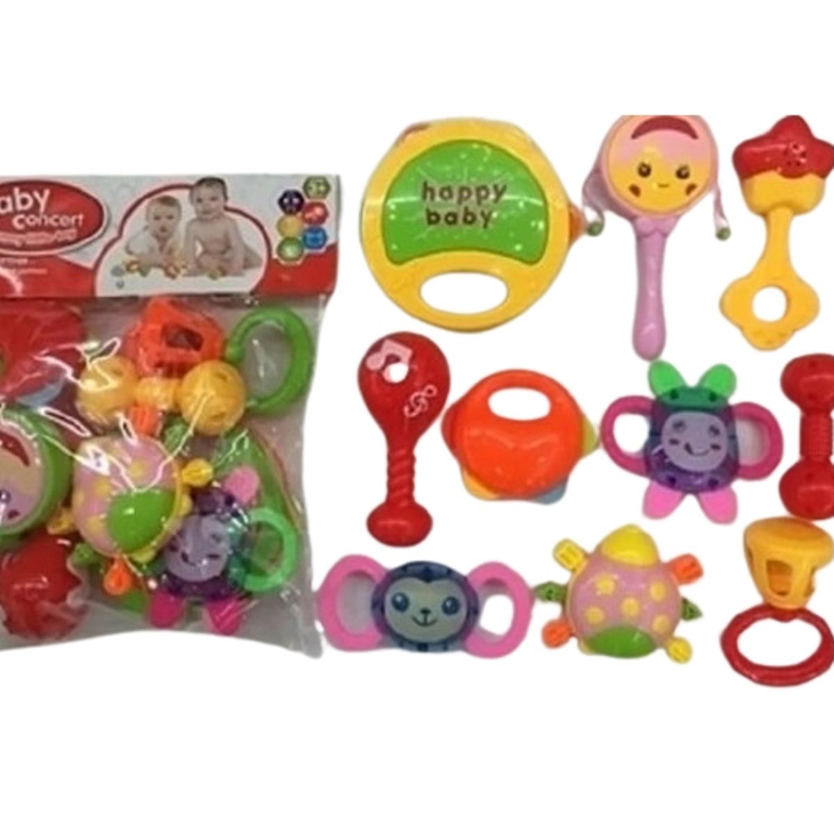 GENERICO - Set sonajeros para bebe