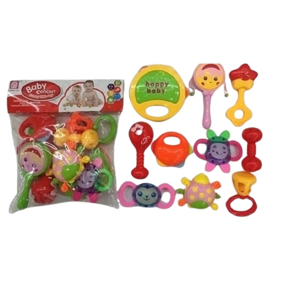 GENERICO - Set sonajeros para bebe