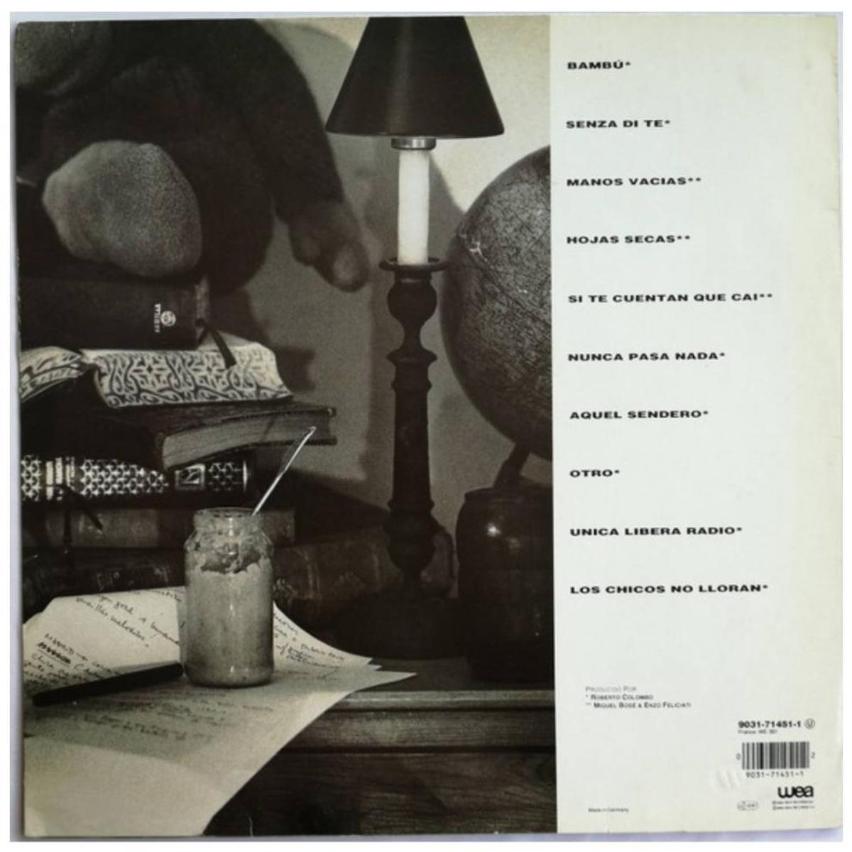 HITWAY MUSIC - MIGUEL BOSE - LOS CHICOS NO LLORAN LPCD - VINILO