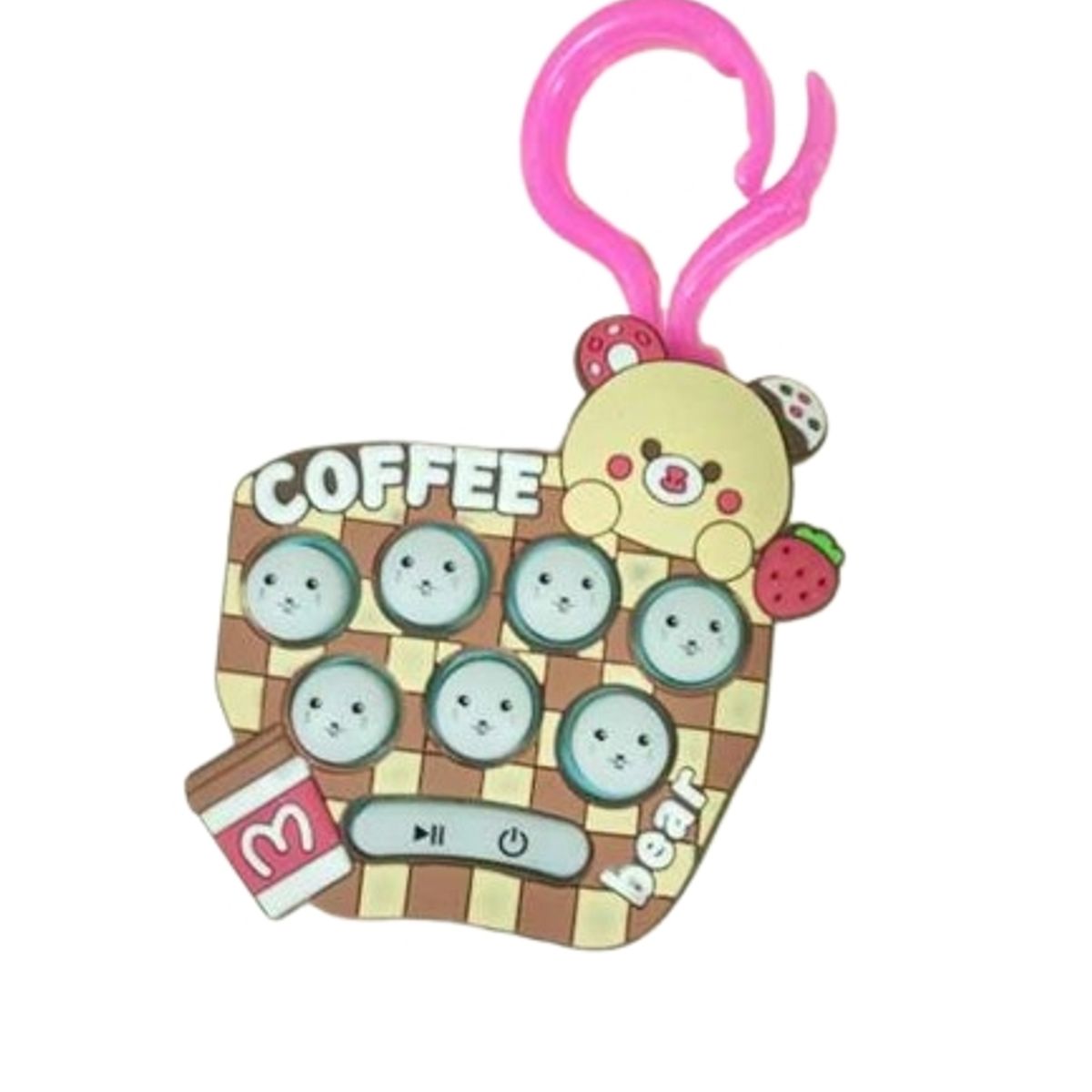 GENERICO - Juego pop it llavero pequeño 7cm electrico