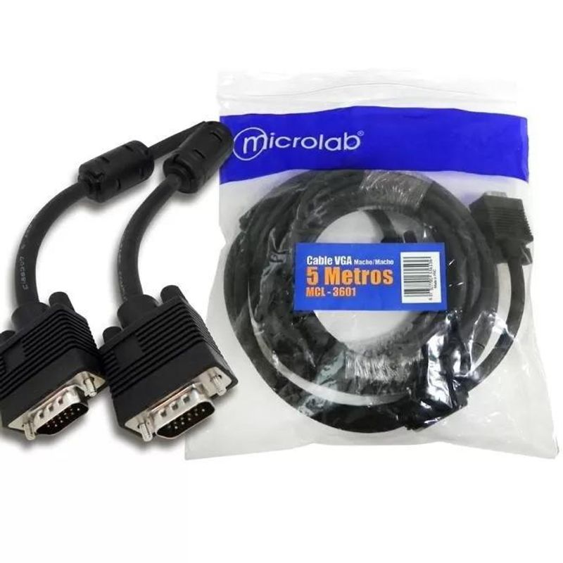 MLAB - Cable Mlab VGA 5mts Macho Macho
