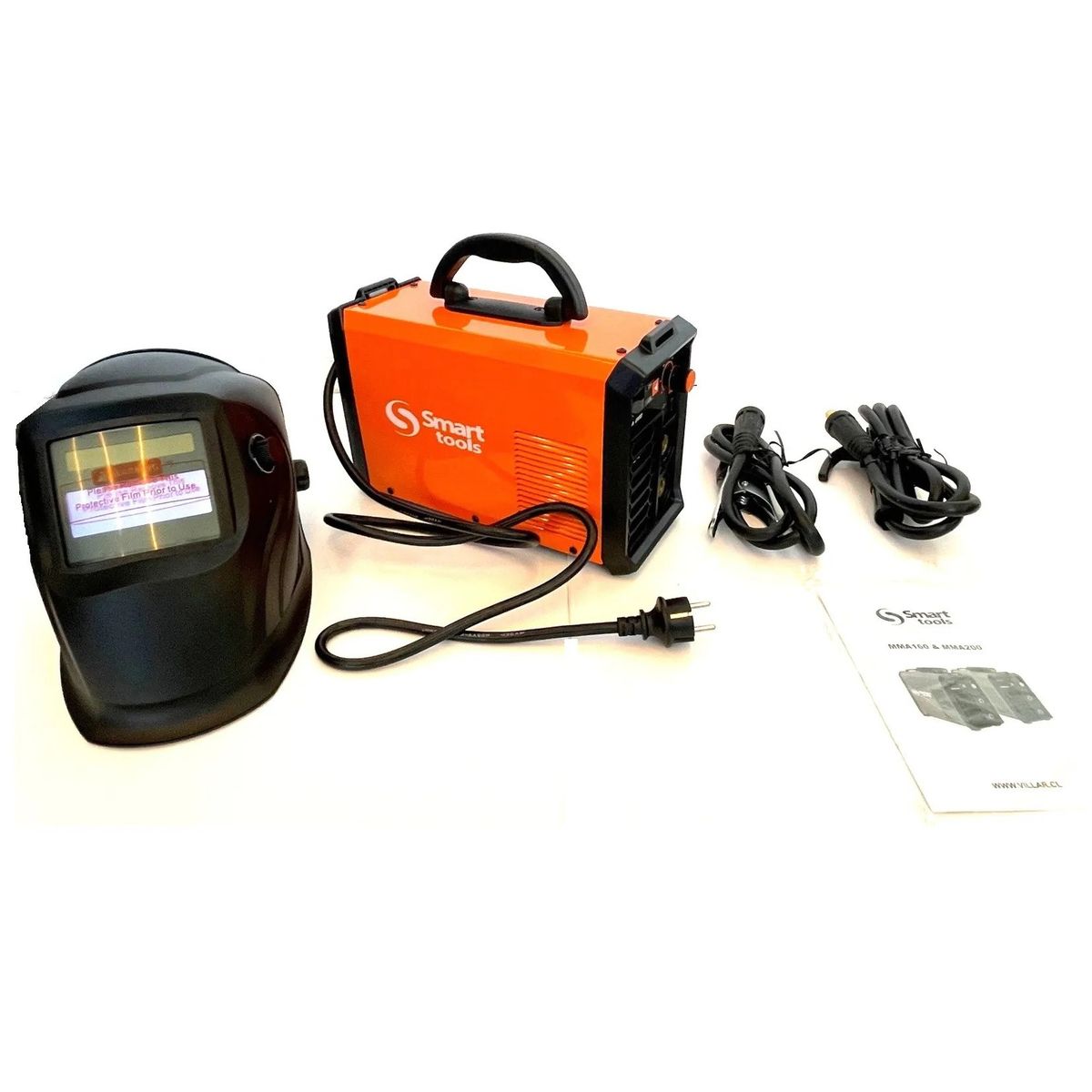 Soldadora Inverter MMA160 arco CMASCFOTO + Máscara + Accesorios, marca SMART - Foto Principal