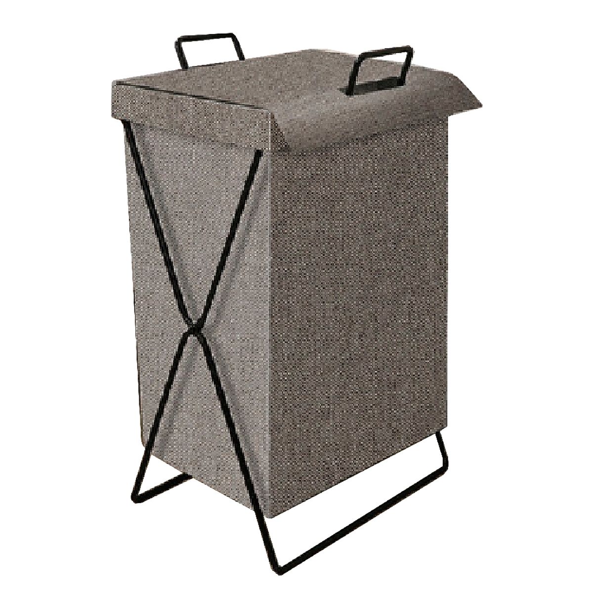 GENERICO - Cesta Canasto De Almacenamiento De Ropa Sucia Plegable Gris