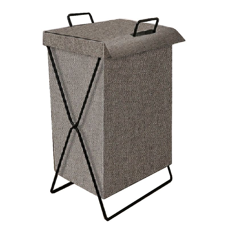 GENERICO - Cesta Canasto De Almacenamiento De Ropa Sucia Plegable Gris