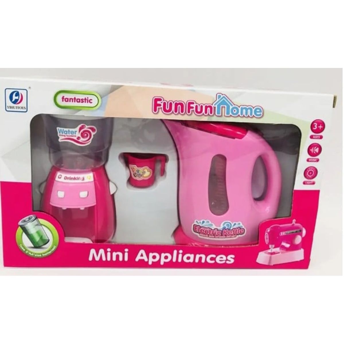 GENERICO - Caja pequena juguete de mini hervidor hay luz 17cm