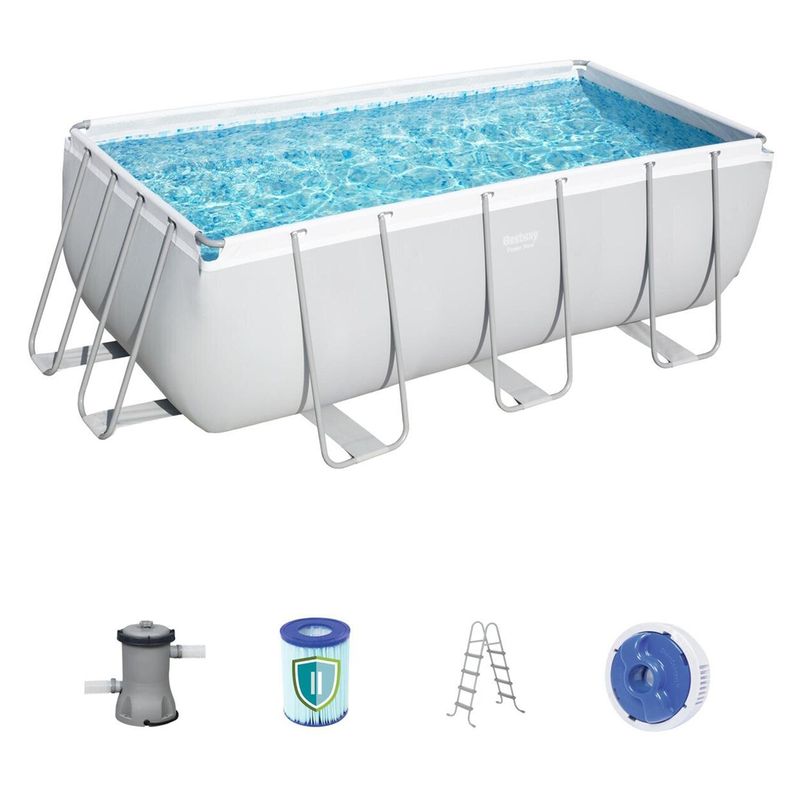 BESTWAY - Piscina Estructural Bestway Rectangular 412 Cm