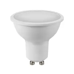 WANT - Pack 10 Ampolleta LED GU-10 6W Ángulo 100° Luz Cálida