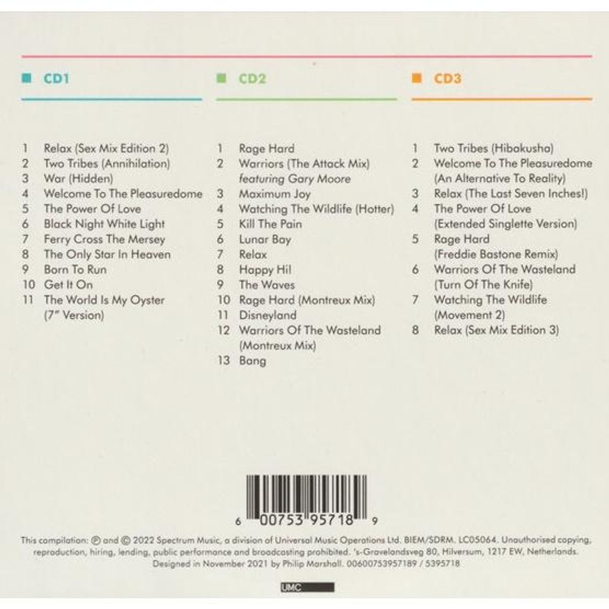 HITWAY MUSIC - FRANKIE GOES TO HOLLYWOOD - ESSENTIAL (3CD) - CD