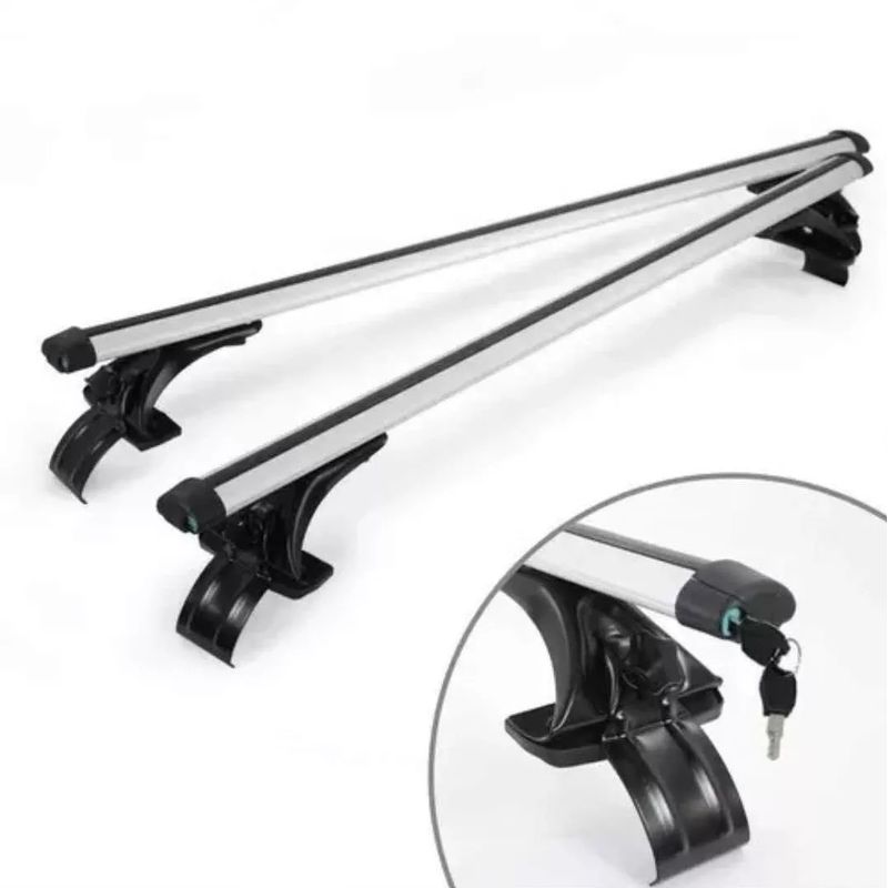 GENERICO - Barras Porta Equipaje Parrilla Auto Techo Universal  Llave