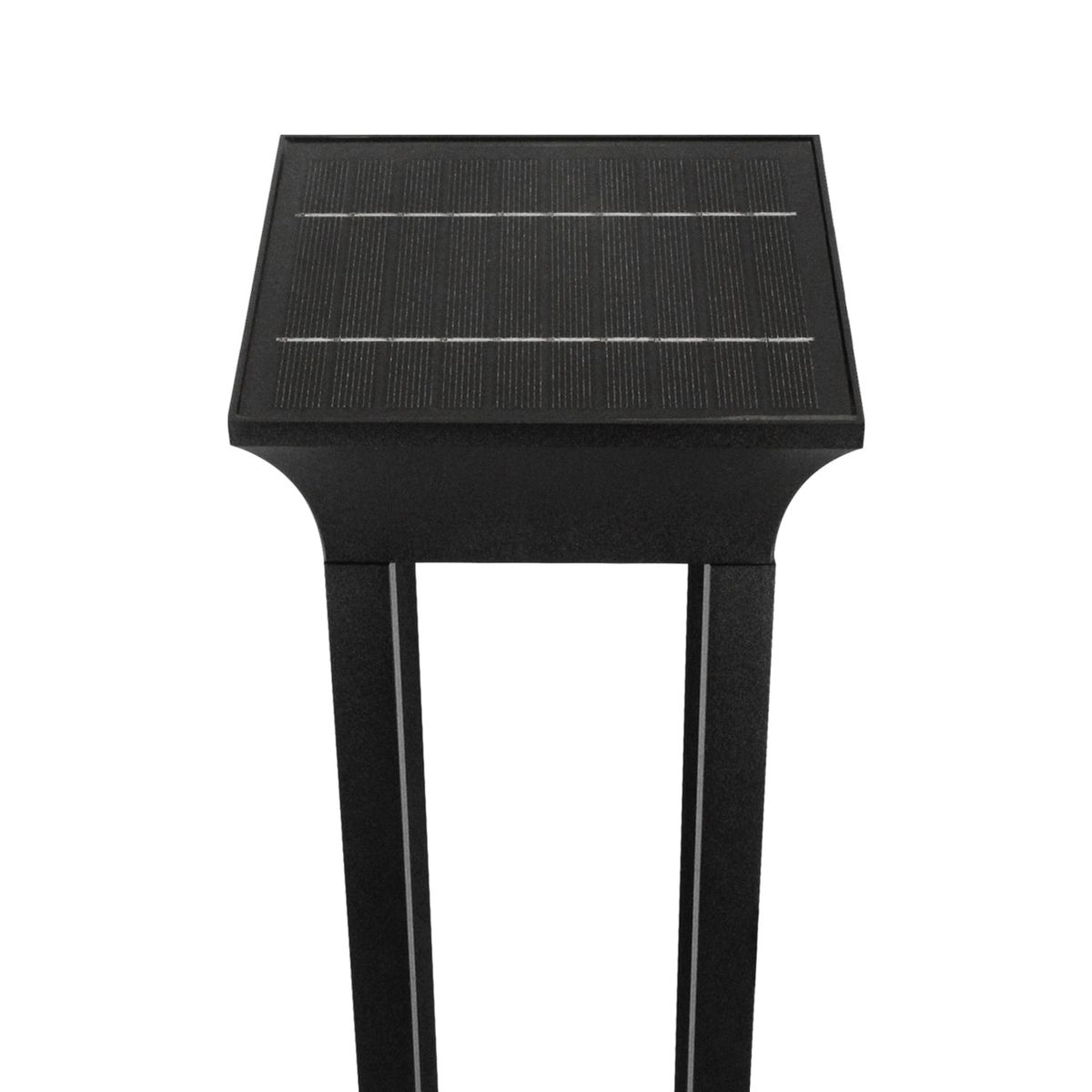 LED STUDIO - BOLLARD SOLAR LED STUDIO 5W LUZ CÁLIDA IP65 NEGRO