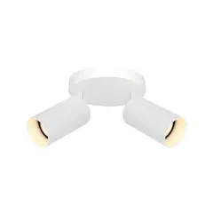 LED STUDIO - APLIQUÉ CIELO REDONDO DOBLE DRGBL LISO NO AMPO BL