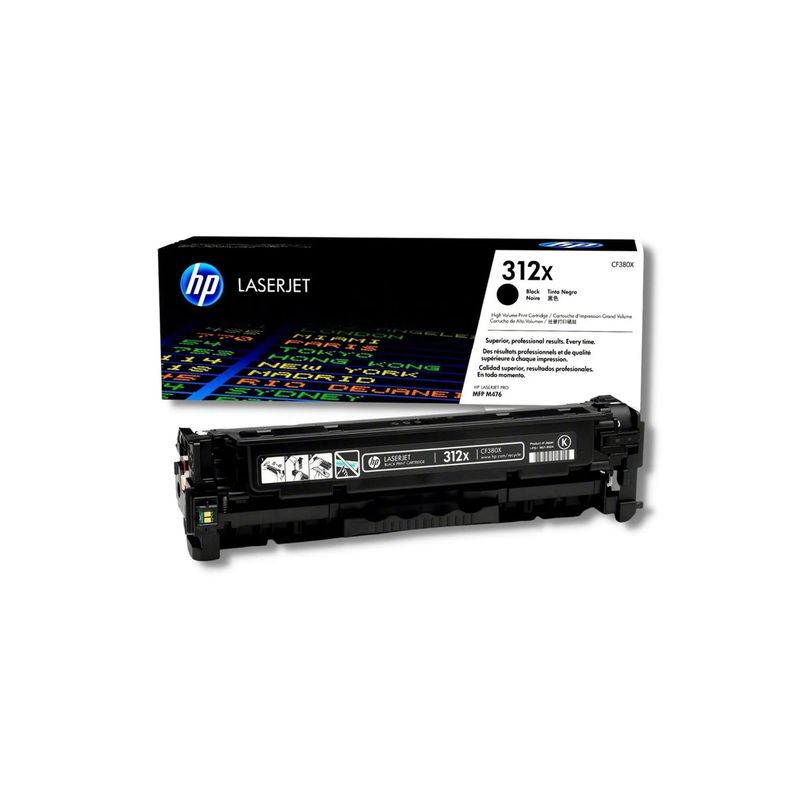 HP - Cartucho de Tóner HP 312X CF380X 4400 páginas Negro HP