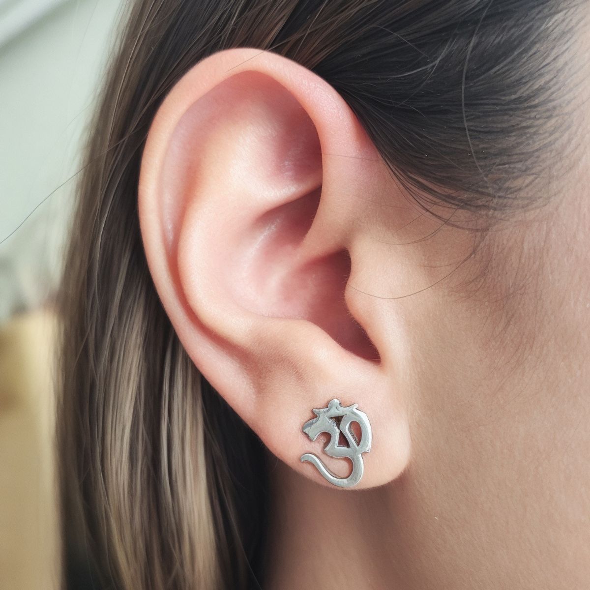 ANDREA COGGIOLA JOYAS - Aros Ohm Plata Fina 925