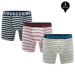 GIOVACCHINO - Pack de 3 Boxer Medio Algodon Hombre.