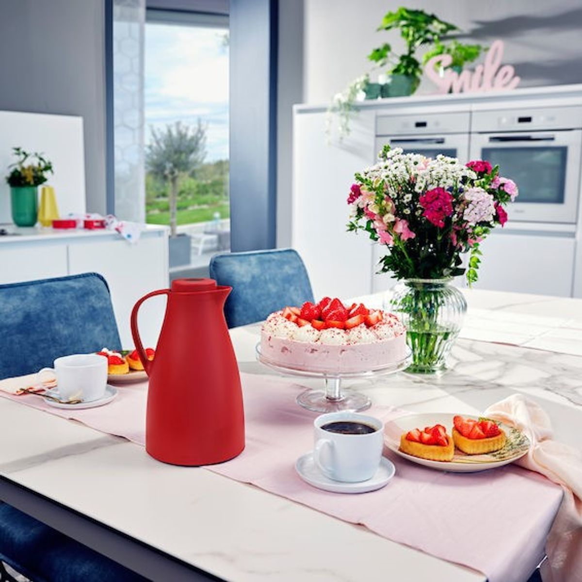 LEIFHEIT - Termo Harmonic rojo de 1 lt. 24 hrs. caliente