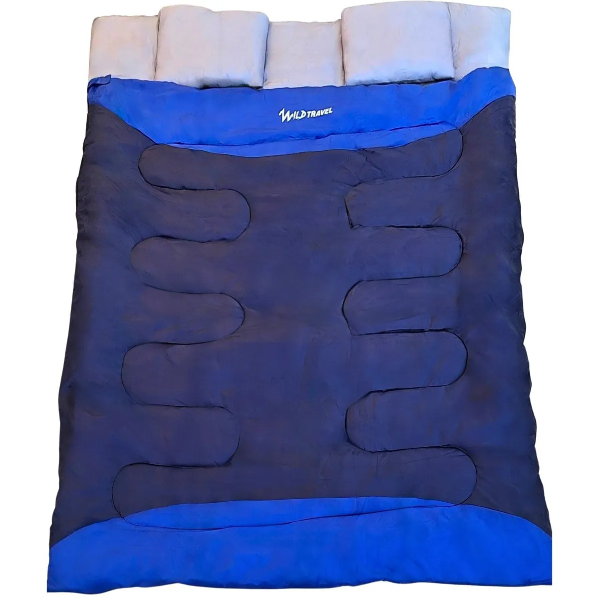WILD TRAVEL - Saco De Dormir Dos Plazas Doble Wild Travel -5° 15° 3600g