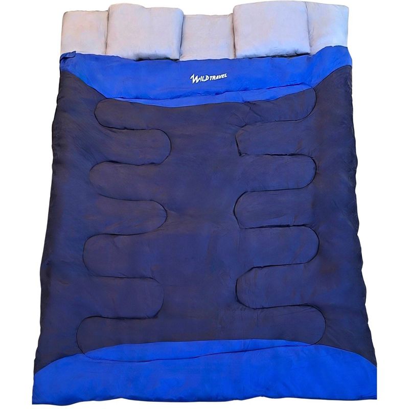 WILD TRAVEL - Saco De Dormir Dos Plazas Doble Wild Travel -5° 15° 3600g