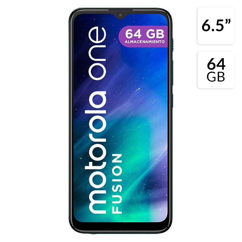 MOTOROLA - Moto One Fusion 4GB RAM 64GB ROM Verde Esmeralda