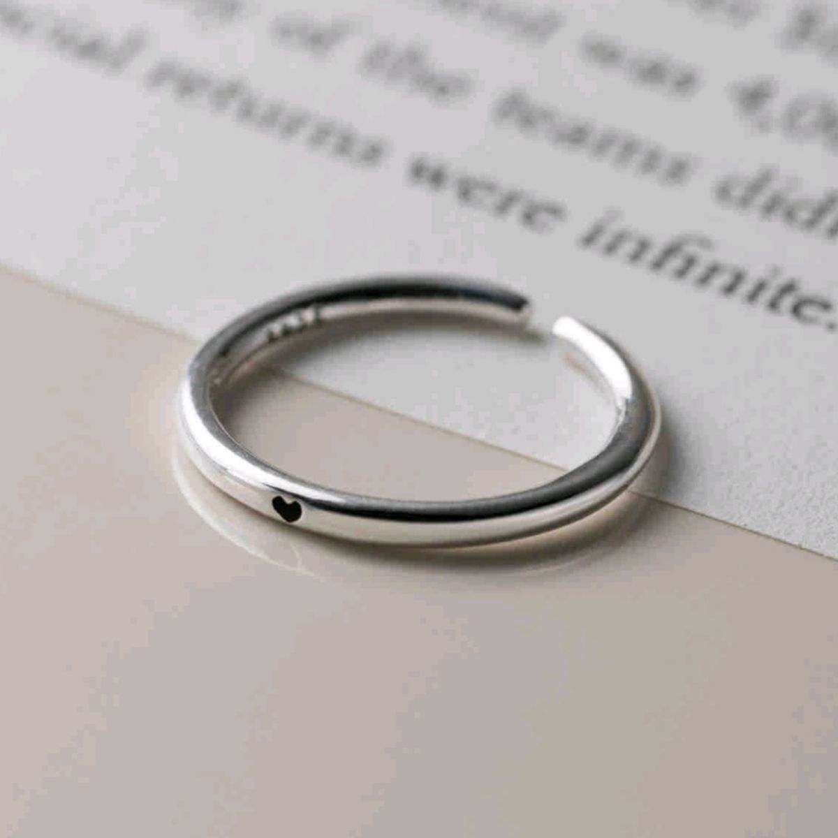 GENERICO - Anillo Plata 925 Corazón