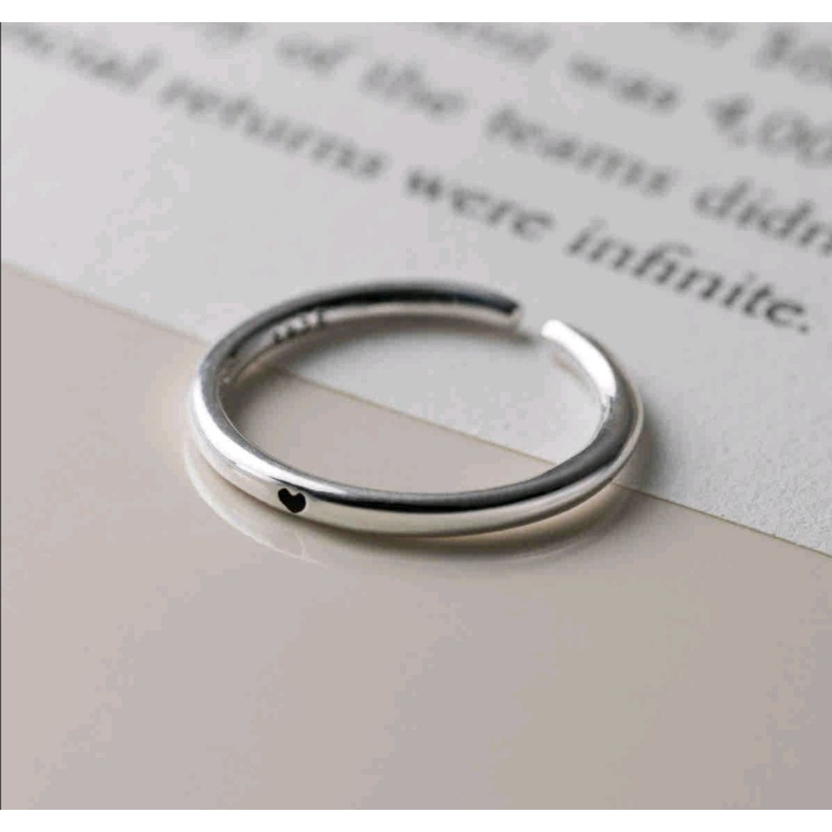 GENERICO - Anillo Plata 925 Corazón